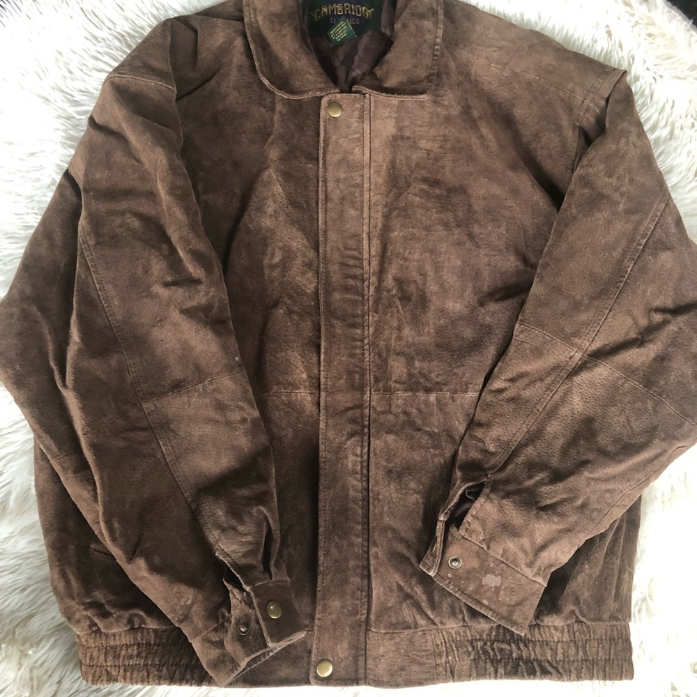 Cambridge Classic brown leather jacket